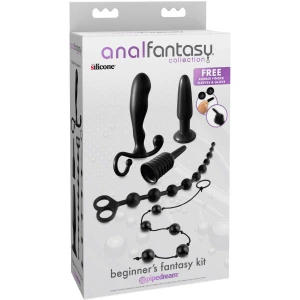 ANAL FANTASY ELITE COLLECTION - DÃBUTANT FANTASY ANAL KIT NOIR